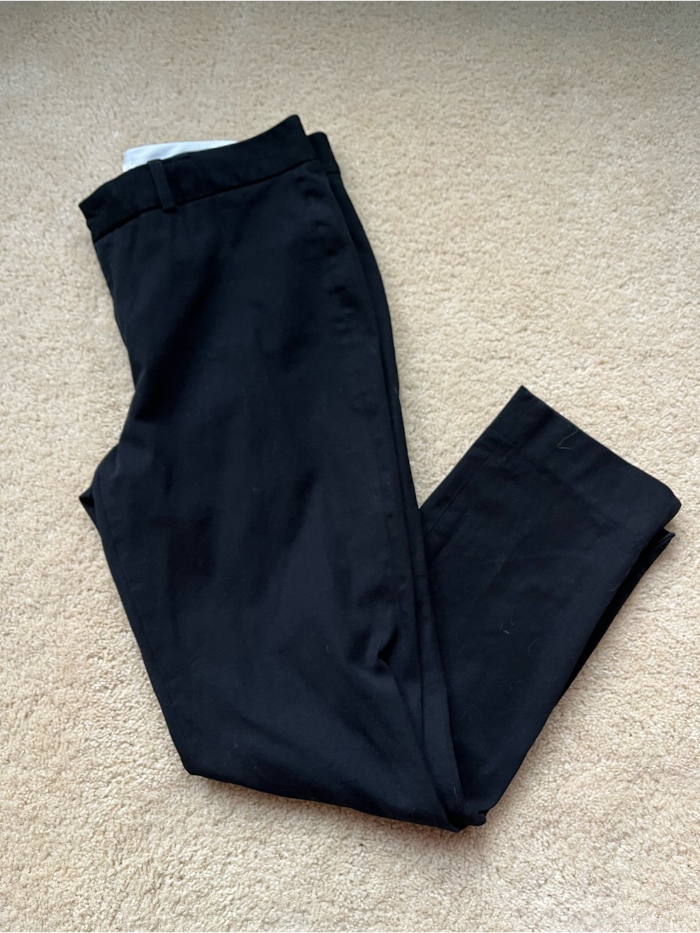 🌻Crown & Ivy Women’s Black Straight Leg Chino Pants - Size 10 - EUC - Stretch